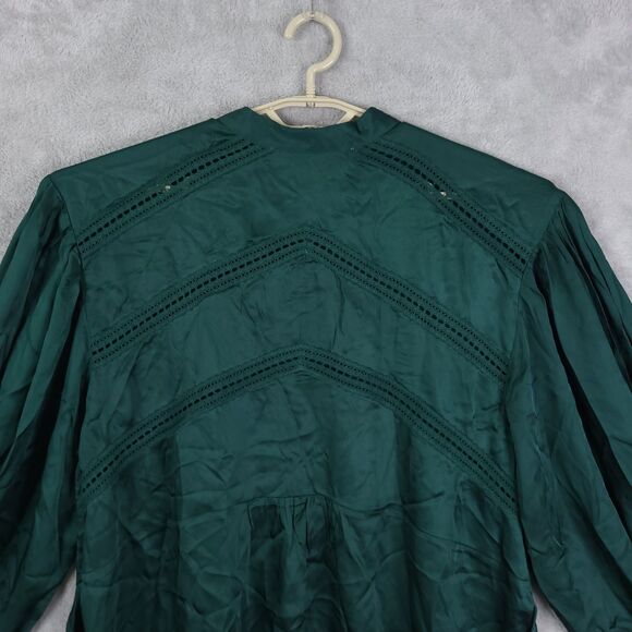 Jen’s Pirate Booty Stevie Top Tunic Sz M Cottagecore Long Balloon Sleeve Peasant - Picture 9 of 14